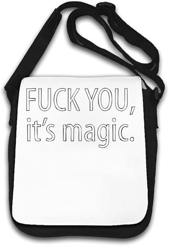 F*ck You It's Magic Umhängetasche weiß von Generisch