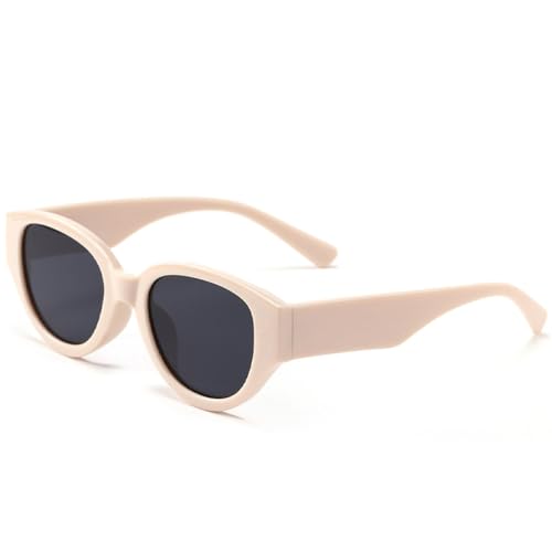 FHKQMLFQ-Retro Oval Women's Sunglasses Glasses Shades UV400 Men's Glasses FHKQMLFQ-Retro Oval Women's Sunglasses Glasses Shades UV400 Men's Glasses von Generisch