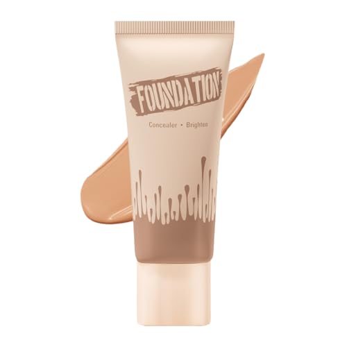 Face Foundation, Full Coverage Concealer Base, Sweatproof Hydrating Formula, Waterproof Beauty Cosmetic, Skin Makeup Accessory for Oily, Dry, Sensitive Skin Use, 35ml von Generisch