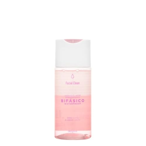 Facial Clean Zweiphasiger wasserfester Augen- und Lippen-Make-up-Entferner, für alle Hauttypen, 2er-Pack von Generisch