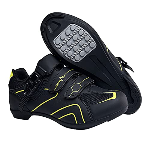 Fahrradschuhe Herren Damen rutschfeste Mountainbikeschuhe Mit Schnalle und Gummisohle Atmungsaktive BarfußSchuhe Dämpfung Rennradschuhe Flach Sportschuhe Slip On Outdoorschuhe von Generisch