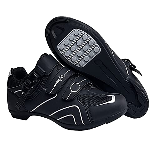 Fahrradschuhe Herren Damen rutschfeste Mountainbikeschuhe Mit Schnalle und Gummisohle Atmungsaktive BarfußSchuhe Dämpfung Rennradschuhe Flach Sportschuhe Slip On Outdoorschuhe von Generisch