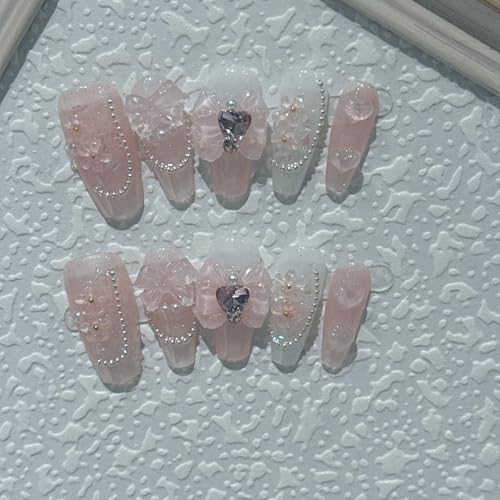Fake Nail Art Patch Schmetterling Knoten Fee Nail Art kann künstliche Nägel zerlegen (M) von Generisch