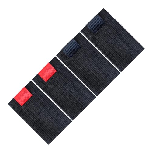 Fallfischerei Fall, Fischereispulengürtel -Rollenschutz,Fischereistruhe Koffer für Reise 4X - Tackle -Krawatten, Gerätewerkzeuge im Freien, Rollenschutzgürtelband für Erwachsene Männer von Generisch