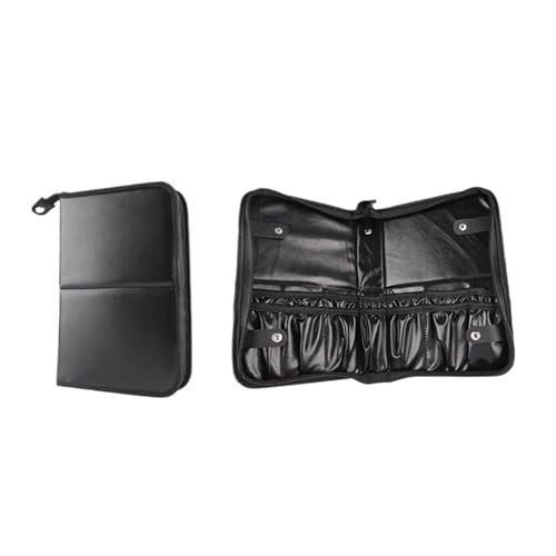 Faltbare Make-up-Pinsel-Tasche für Damen, Reise-Kosmetik-Kulturbeutel, Kosmetiktasche für Schönheits-Werkzeuge, Waschzubehör-Tasche (S) von Generisch