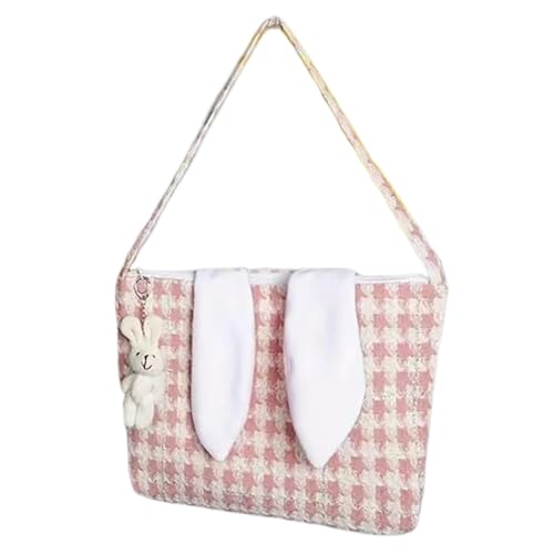 Faltbare Stofftasche – -Tragetasche mit Griffen – Ostereierbeutel – wiederverwendbare -Einkaufstaschen | Osterhasen-Tragetasche | tragbare Ostergeschenktasche für Frauen und Mädchen, von Generisch