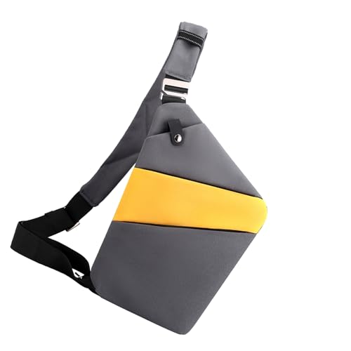 Fanny Pack - Umhängetasche | Reisefanny Pack Männer | Slim Schulter -Tragetaschen | Schulterpackungen - Anti -Diebstahl -Brustbeutel Casual Tasche für Termine Pendler Radfahren einkaufen Reisen von Generisch