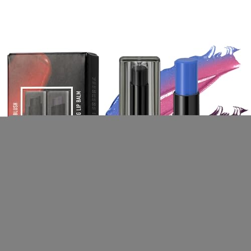 Farbverändernder Lippenstift | 2 Stück Feuchtigkeitsspendender Getönter Lippenbalsam | Abriebfeste Pflegende Lippenfarbe Lang Anhaltend Für Frauen Und Mädchen von Generisch