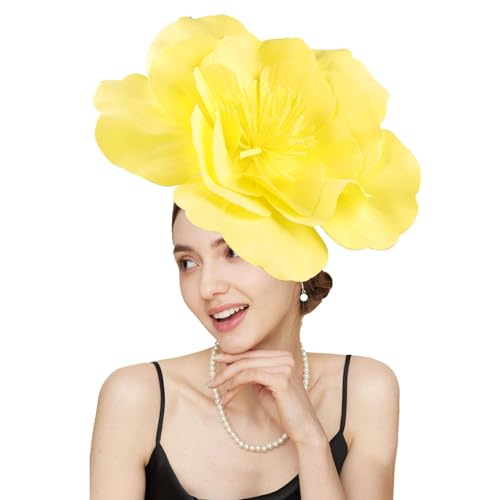Fascinator Hüte Für Damen Braut Kopfschmuck Hochzeit Cocktail Haarreif Mit Schleier Federn Blumen Mesh Stirnband Clip Frauen Pillbox Hut Karneval Haarklammer Karneval Teeparty Kirche Haarschmuck von Generisch
