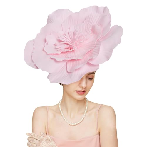 Fascinator Hüte Für Damen Braut Kopfschmuck Hochzeit Cocktail Haarreif Mit Schleier Federn Blumen Mesh Stirnband Clip Frauen Pillbox Hut Karneval Haarklammer Karneval Teeparty Kirche Haarschmuck von Generisch