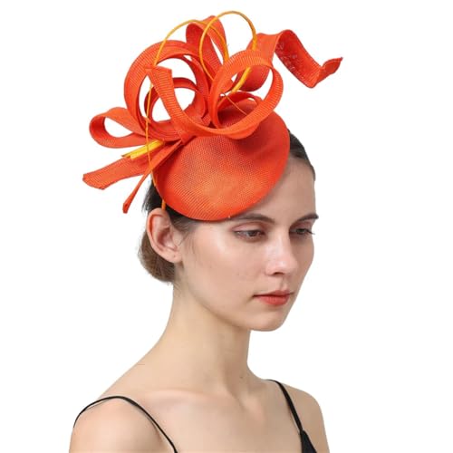 Fascinators Hats Elegant Damen Imitat Haarschmuck Haarspangen Kopfschmuck von Generisch