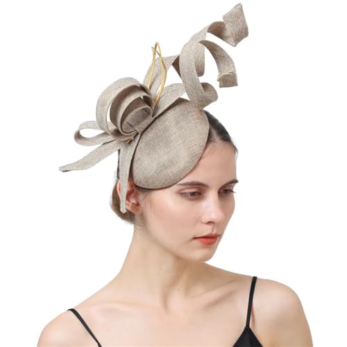 Fascinators Hats Elegant Damen Imitat Haarschmuck Haarspangen Kopfschmuck von Generisch