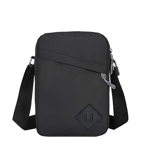 Fashion Satchel Business Travel Herren und Damen Kleine Quadratische Tasche Schulter Handgepäck Dokumententasche Schultertasche Kleine Umhängetasche, Schwarz , Einheitsgröße Fashion Satchel Business Travel Herren und Damen Kleine Quadratische Tasche Schulter Handgepäck Dokumententasche Schultertasche Kleine Umhängetasche, Schwarz , Einheitsgröße von Generisch