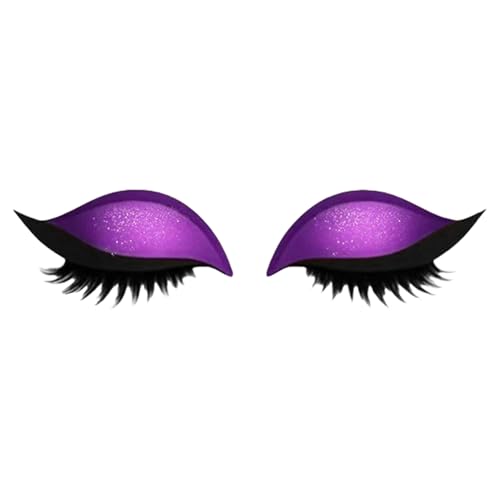 Fauler Lidschatten Wimpern Patch, 2 In1-Glitzer Lidschatten Falsches Eyelash Eyeliner Aufkleber, Wiederverwendbare Eye Lazy Make Up Aufkleber Make-up Sticker Für Cosplay, Ball Und Hochzeit von Generisch