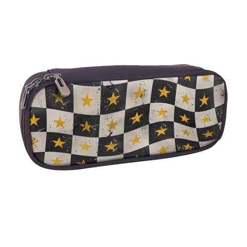 Federmäppchen, Schreibwaren, Make-up-Tasche, Bargeld, Münzen, Organizer-Taschen, Kariert 2, Einheitsgröße, Taschen-Organizer Federmäppchen, Schreibwaren, Make-up-Tasche, Bargeld, Münzen, Organizer-Taschen, Kariert 2, Einheitsgröße, Taschen-Organizer von Generisch