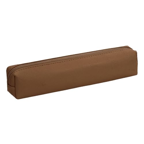 Federmäppchen Aus PU-Leder - Federmäppchen Für Stifte | Tragbare Schreibwarentasche Mit Federmäppchen | Kompakte Kosmetiktasche Mit Reißverschluss | Schreibwarenetui Mit Reißverschlüssen, , von Generisch