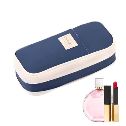 Federmäppchen – Federmäppchen mit Fächern, multifunktionale Schreibwaren-Organizer-Tasche, Schüler-Schreibwaren-Tasche mit Reißverschluss, kompakte Stifttasche für den Schreibtisch für Mädchen und von Generisch