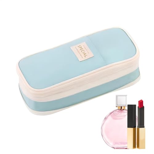 Federmäppchen – Federmäppchen mit Fächern, multifunktionale Schreibwaren-Organizer-Tasche, Schüler-Schreibwaren-Tasche mit Reißverschluss, kompakte Stifttasche für den Schreibtisch für Mädchen und von Generisch