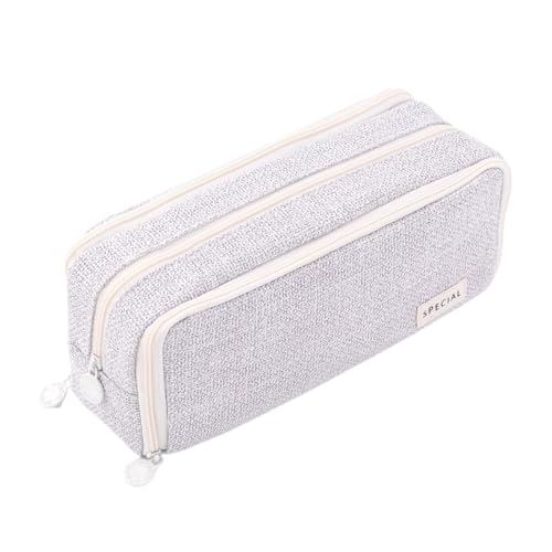 Federmäppchen | Stiftehalter mit 3 Fächern – Stiftehalter für Schulschreibwaren, Haftnotizen, Marker, Radiergummis, grau, Refer to description, Unisex Federmäppchen | Stiftehalter mit 3 Fächern – Stiftehalter für Schulschreibwaren, Haftnotizen, Marker, Radiergummis, grau, Refer to description, Unisex von Generisch