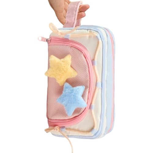 Federmäppchen Tasche,Großes Federmäppchen Etui - Schreibwaren Organizer Schulbedarf Für Marker Lineal Radierer Haftnotizen Lehrer Schüler Uni Geburtstag Weihnachten von Generisch