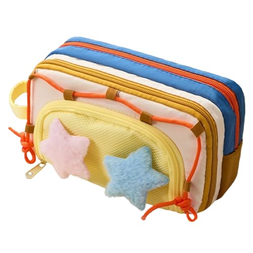 Federmäppchen Tasche - Großes Fassungsvermögen Stifteetui Organizer - Schreibwaren Organizer Schulbedarf Für Marker Lineal Radierer Haftnotizen Lehrer Schüler Uni Geburtstag Weihnachten von Generisch