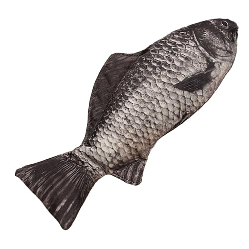 Federmäppchen in Fischform, -Federtasche, Münzgeldbörse, lustiges Nylon-Federmäppchen für Schule, Klassenzimmer, , Büros von Generisch
