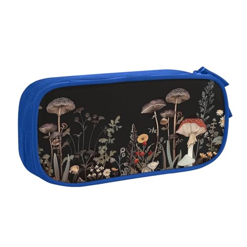 Federmäppchen mit Pilzwald für Jungen und Mädchen, Pflanze, große Stifttasche, Schreibtisch-Organizer, Federmäppchen für Schule, Büro, Make-up-Tasche mit Reißverschluss, rose, 21x5x10.5cm Federmäppchen mit Pilzwald für Jungen und Mädchen, Pflanze, große Stifttasche, Schreibtisch-Organizer, Federmäppchen für Schule, Büro, Make-up-Tasche mit Reißverschluss, rose, 21x5x10.5cm von Generisch