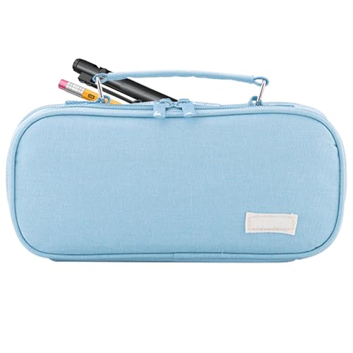 Federmäppchen mit Reißverschluss, Federmäppchen für die Schule,Mehrschichtige Stiftetasche, Make-up-Tasche mit Netztasche - Multifunktionales Federmäppchen, tragbare Schreibwarentasche für Kugelschrei Federmäppchen mit Reißverschluss, Federmäppchen für die Schule,Mehrschichtige Stiftetasche, Make-up-Tasche mit Netztasche - Multifunktionales Federmäppchen, tragbare Schreibwarentasche für Kugelschrei von Generisch