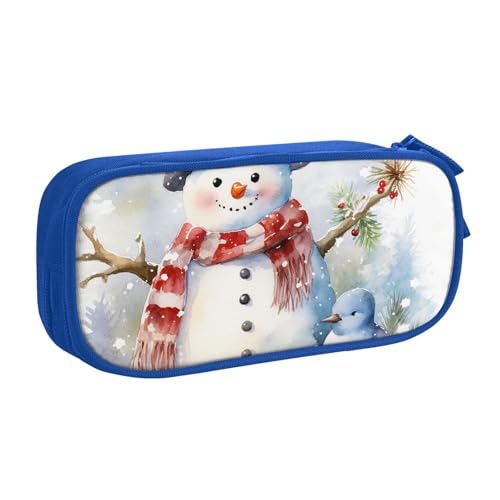 Federmäppchen mit Schneemann-Motiv, für Jungen und Mädchen, große Stifttasche, Schreibtisch-Organizer, Federmäppchen für Schule, Büro, Make-up-Tasche mit Reißverschluss, rose, 21x5x10.5cm Federmäppchen mit Schneemann-Motiv, für Jungen und Mädchen, große Stifttasche, Schreibtisch-Organizer, Federmäppchen für Schule, Büro, Make-up-Tasche mit Reißverschluss, rose, 21x5x10.5cm von Generisch