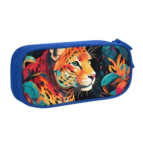 Federmäppchen mit Tier-Tigermotiv für Jungen und Mädchen, Aquarellfarben, große Stifttasche, Schreibtisch-Organizer, Federmäppchen für Schule, Büro, Make-up-Tasche mit Reißverschluss, rose Federmäppchen mit Tier-Tigermotiv für Jungen und Mädchen, Aquarellfarben, große Stifttasche, Schreibtisch-Organizer, Federmäppchen für Schule, Büro, Make-up-Tasche mit Reißverschluss, rose von Generisch