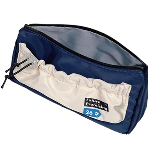 Federmäppchen mit großem Fassungsvermögen – Kordelzug-Schreibwaren- -Federmäppchen, Handheld-College-Federmäppchen, ästhetisches Federmäppchen für Bleistifte, Radiergummi, Spitzer, von Generisch