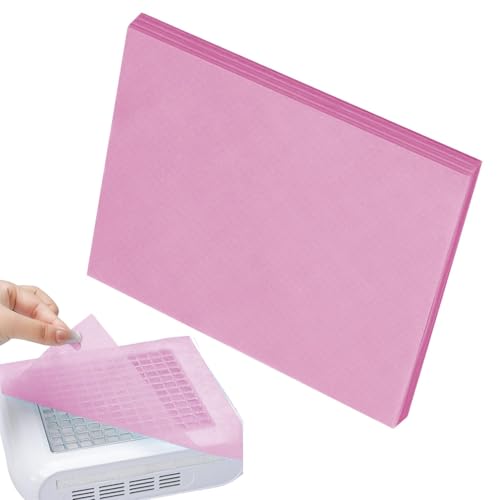 Feinstaubfilter Vlies - 100 Stück Nagel Staubfänger,Papier Absauger Für Nagelstudio Praxis Maniküre Pediküre Arbeitsplatz Aufbau Staubaufsaugeinrichtung Wartungszubehör Werkstatt Luftqualität Verbesse von Generisch