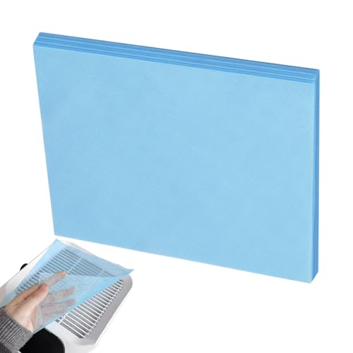 Feinstaubfilter Vlies - 100 Stück Nagel Staubfänger,Papier Absauger Für Nagelstudio Praxis Maniküre Pediküre Arbeitsplatz Aufbau Staubaufsaugeinrichtung Wartungszubehör Werkstatt Luftqualität Verbesse von Generisch