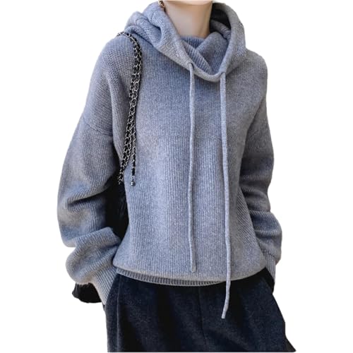 Feinstrickpullover Damen Kuscheliger Rollkragenpullover Tops Damenpullover Langarm Winter Stehkragen Pullover Pulli Damen Herbst Cashmere Strick Sweater Weich Warm S Gray Feinstrickpullover Damen Kuscheliger Rollkragenpullover Tops Damenpullover Langarm Winter Stehkragen Pullover Pulli Damen Herbst Cashmere Strick Sweater Weich Warm S Gray von Generisch