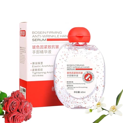 Feuchtigkeitsspendende Essenz für die Hände, Anti-Falten-Essenz für die Hände in Reisegröße, Feuchtigkeitsspendendes Serum, Tiefenwirksame Feuchtigkeitspflege, Geeignet für Trockene Rissige (1) von Generisch