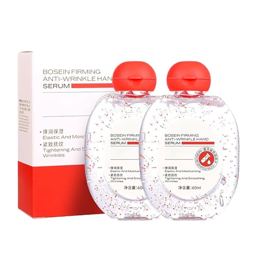 Feuchtigkeitsspendende Essenz für die Hände, Reduziert Feine Linien, Verbessert die Haut Elastizität, Anti-Falten-Essenz für die Hände in Reisegröße, Geeignet für Trockene, Alternde und Rissige (2) von Generisch