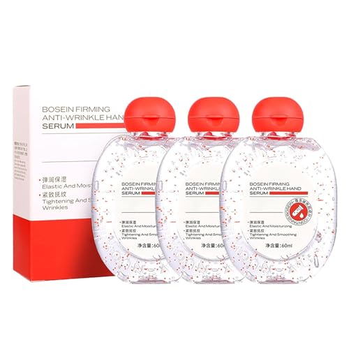 Feuchtigkeitsspendende Essenz für die Hände, Reduziert Feine Linien, Verbessert die Haut Elastizität, Anti-Falten-Essenz für die Hände in Reisegröße, Geeignet für Trockene, Alternde und Rissige (3) von Generisch