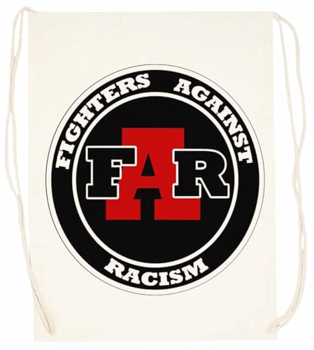 Fighters Against Racism Beigefarbene Trainingstasche Mit Unisex-Kordelzügen von Generisch