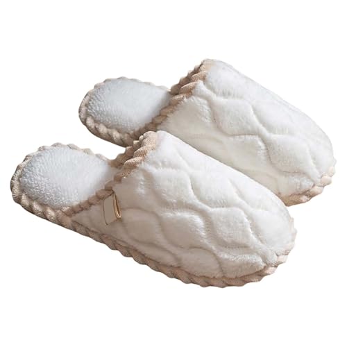 Filz Hausschuhe Herren Geschlossen Herren Pantoffeln Mit Filzsohle Kuschelhausschuhe Warm Gefüttert Hauspantoffeln Flauschige Winterhausschuhe Kuschelig Hausschlappen Thermo Baumwollschuhe Leichte von Generisch