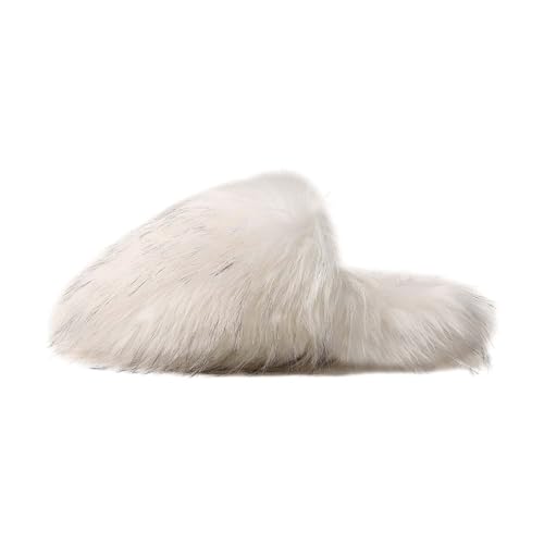 Filzhausschuhe Für Damen Hausschuhe Damen Herren Plüsch Geschlossen Weiche Plüsch Filz Mit Flexiblen Obermaterial Hausschlappen Bequem Ergonomische Hausschuhe von Generisch