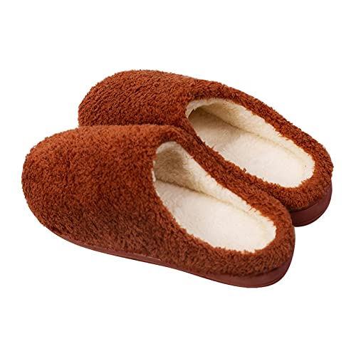 Filzhausschuhe Für Damen Hausschuhe Damen Herren Winter Schlappen Weiche Plüsch Filz Mit Flexiblen Obermaterial Pantoffeln Bequem Ergonomische Weichen Filzhausschuhe Für Herren von Generisch