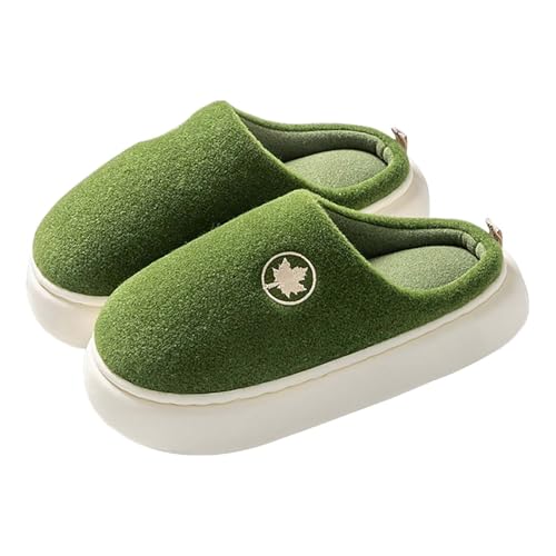 Filzschuhe Herren Mit Filzsohle Hausschuhe Herren Geschlossen Rutschfest Winterhausschuhe Warm Gefüttert Plüschhausschuhe Flauschige Baumwollschuhe Weich Filzpantoffeln Thermo Hausschlappen Filzschuhe von Generisch