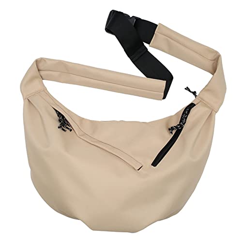 Filzstoff Nähen Für Taschen Lokomotive Cool Dumpling Umhängetasche Lässige Umhängetasche für Männer und Frauen Zubehör Taschen Nähen (Khaki, One Size) von Generisch