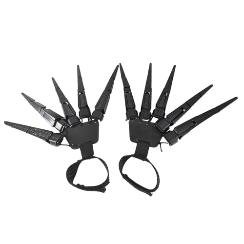 Fingerverlängerungen Klauen - 1 Paar Flexible Kostümzubehör Mit Realistischem Design | Scary Cosplay-Requisiten Für Halloween, Aprilscherz, Rollenspiel, Themenparty-Kleidungsstück, Horror-Look-Verbess von Generisch