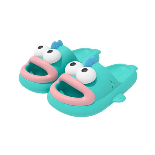 Fish Slippers, Tongue Kiss Slippers,Summer Non-Slip Thick Sole Beach Shower Shoes for Women Men (Light Blue, Erwachsene, 36, Numerisch (von/bis), EU Schuhgrößensystem, 37, M) von Generisch