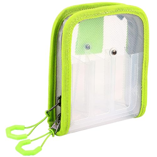 Fishing Tackle Bag, Saltwater Hook Cover Organizer, Transparent Waterproof Gear Pouch, Portable and Compact Storage for Kayak, Boat Trips, Beginner Anglers, 5.91x5.04x1.5 Inches von Generisch