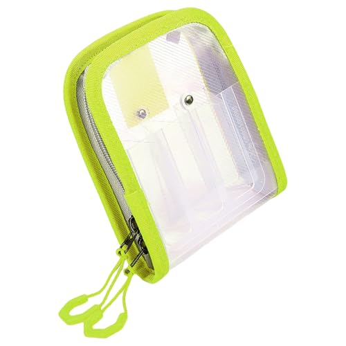 Fishing Tackle Bag, Transparent Hook Cover, 5.91x5.04x1.5 Inches Organizer with Waterproof Zipper, Saltwater Gear Pouch for Boat, Trips, Kayak, Storage, Enthusiasts, Men, Women von Generisch