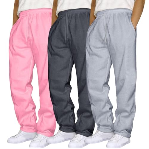 Fitness Hosen Herren Gym Lang Trainingshose Herren Baumwolle Weit Jogginghose Mit Zugband Trekkinghose Basic Sporthose Dicke Breite Hosen Weich Freizeithose Winddicht Laufhose Wasserdicht Wanderhose Fitness Hosen Herren Gym Lang Trainingshose Herren Baumwolle Weit Jogginghose Mit Zugband Trekkinghose Basic Sporthose Dicke Breite Hosen Weich Freizeithose Winddicht Laufhose Wasserdicht Wanderhose von Generisch