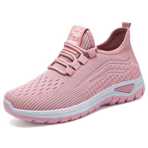 Fitness Schuhe Damen Gym, Bequem Stabil Sportschuhe Langlebig rutschfest Laufschuhe Dämpfung Leicht Turnschuhe Sprungfedernd Atmungsaktiv Joggingschuhe von Generisch