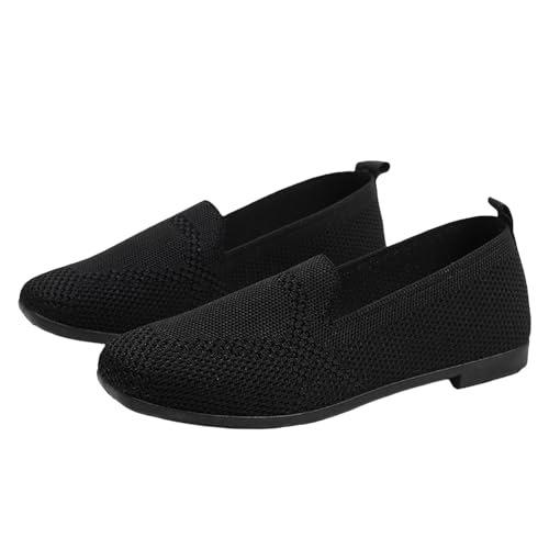 Flache Ballerinas Slip-On Sommer Rutschfeste Tanzschuhe Bequeme Weiche Niedrige Schuhe Square Toe Einfache Geschlossene Spitze Mokassins Damen Sommer Bunte Lackierung Leicht Mode, Schwarz , 39 EU Flache Ballerinas Slip-On Sommer Rutschfeste Tanzschuhe Bequeme Weiche Niedrige Schuhe Square Toe Einfache Geschlossene Spitze Mokassins Damen Sommer Bunte Lackierung Leicht Mode, Schwarz , 39 EU von Generisch